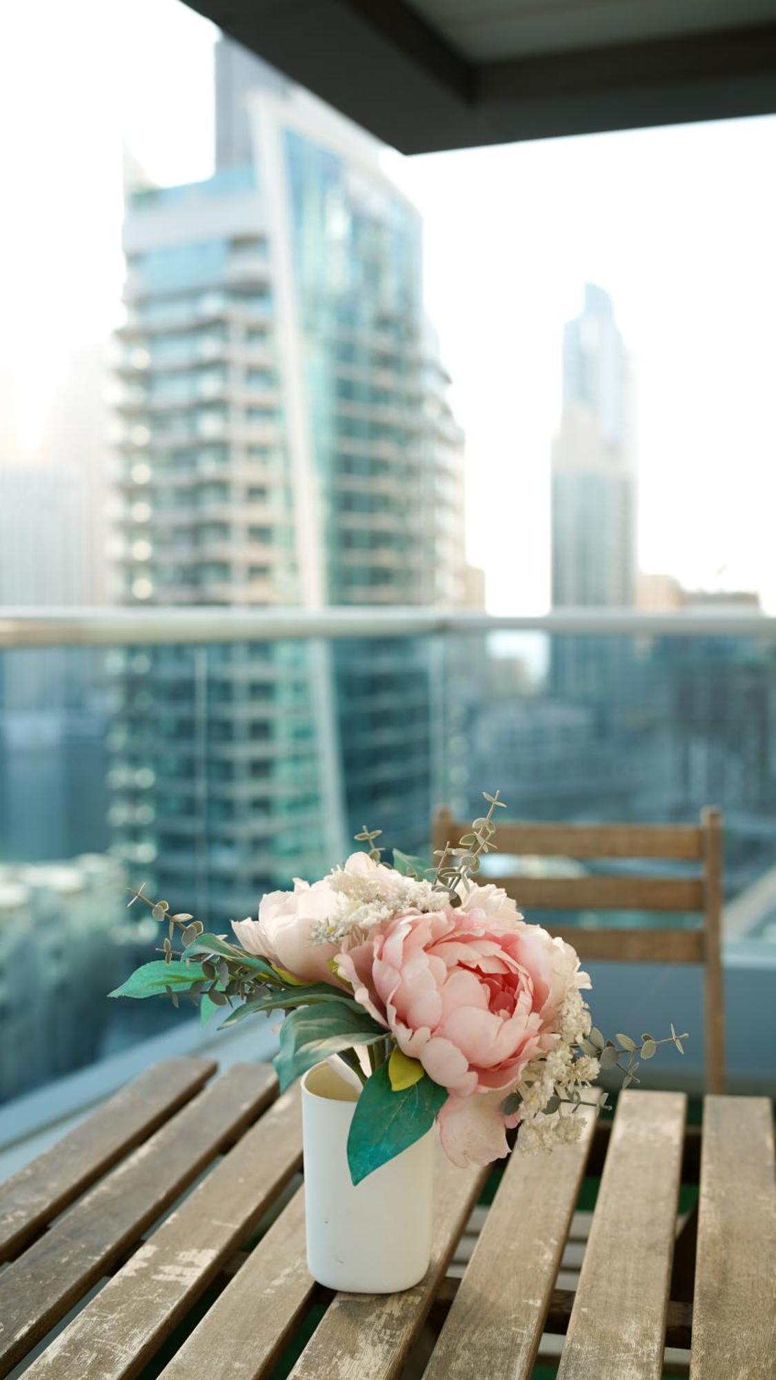 Spacious 2 Bed Apt At Marina High Floor Dubai Esterno foto