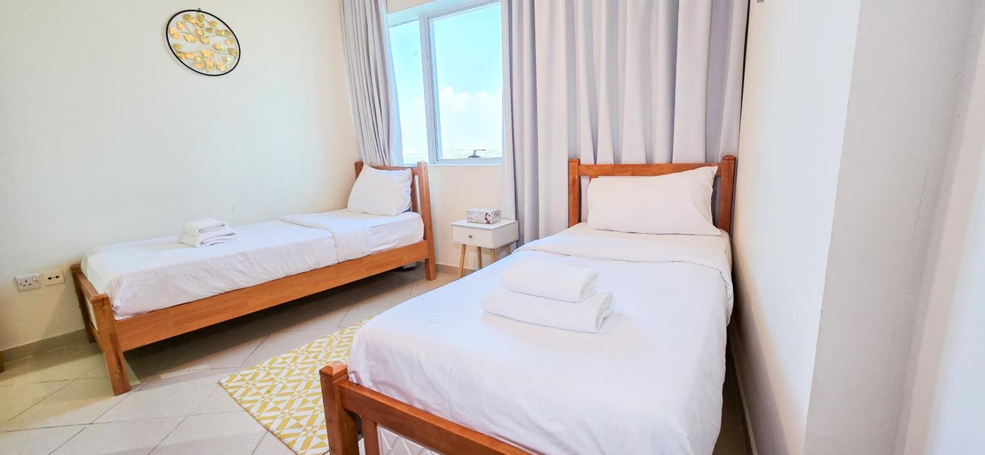 Spacious 2 Bed Apt At Marina High Floor Dubai Esterno foto