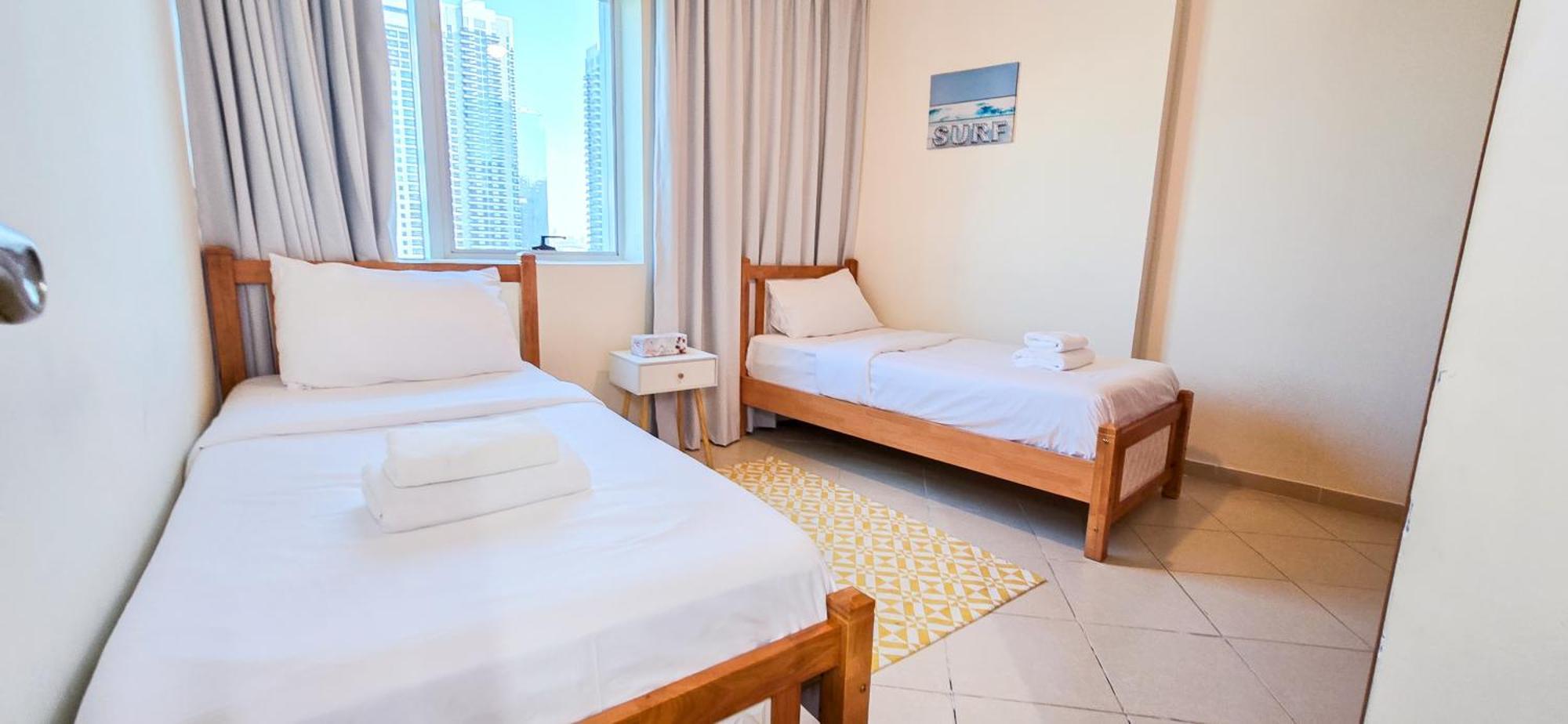 Spacious 2 Bed Apt At Marina High Floor Dubai Esterno foto