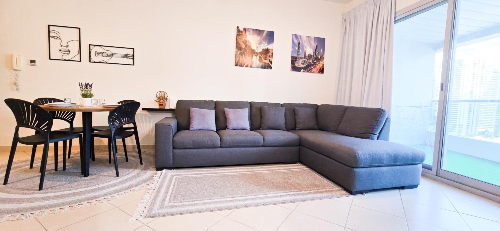 Spacious 2 Bed Apt At Marina High Floor Dubai Esterno foto